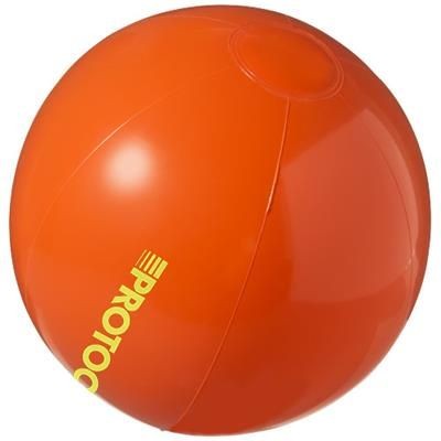 Picture of BAHAMAS SOLID BEACH BALL in Orange