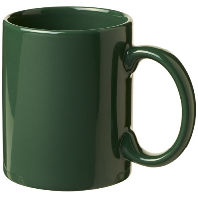 Picture of SANTOS 330 ML CERAMIC POTTERY MUG in Green.