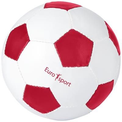Picture of CURVE SIZE 5 FOOTBALL in White Solid-red