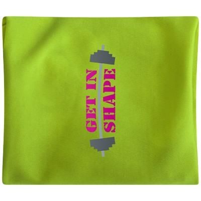 Picture of SQUAT WRIST BAND with Zippered Pocket in Lime