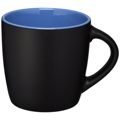 Picture of RIVIERA 340 ML CERAMIC POTTERY MUG in Solid Black & Blue