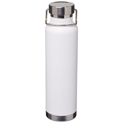 Picture of THOR 650 ML COPPER VACUUM THERMAL INSULATED SPORTS BOTTLE in White.