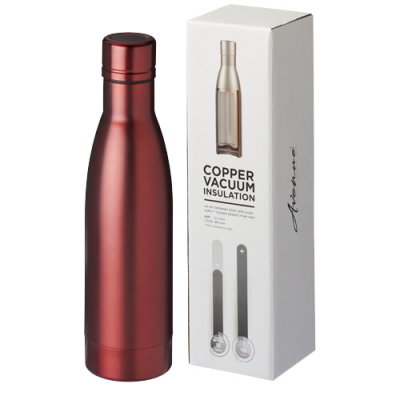 Picture of VASA 500 ML COPPER VACUUM THERMAL INSULATED BOTTLE in Red