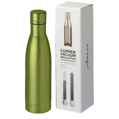 Picture of VASA 500 ML COPPER VACUUM THERMAL INSULATED BOTTLE in Lime.