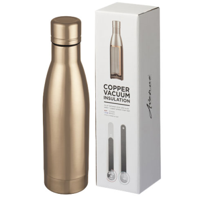 Picture of VASA 500 ML COPPER VACUUM THERMAL INSULATED SPORTS BOTTLE in Rose Gold
