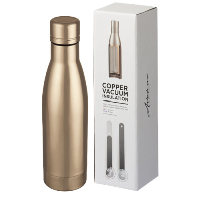 Picture of VASA 500 ML COPPER VACUUM THERMAL INSULATED BOTTLE in Rose Gold.