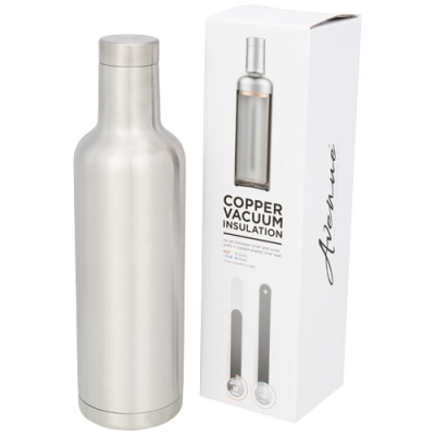 Picture of PINTO 750 ML COPPER VACUUM THERMAL INSULATED BOTTLE in Silver