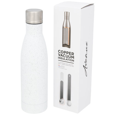 Picture of VASA 500 ML SPECKLED COPPER VACUUM THERMAL INSULATED BOTTLE in White