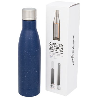 Picture of VASA 500 ML SPECKLED COPPER VACUUM THERMAL INSULATED BOTTLE in Blue