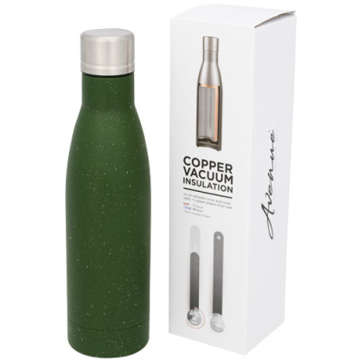 Picture of VASA 500 ML SPECKLED COPPER VACUUM THERMAL INSULATED BOTTLE in Green