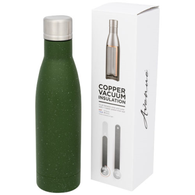 Picture of VASA 500 ML SPECKLED COPPER VACUUM THERMAL INSULATED BOTTLE in Green.