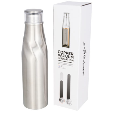 Picture of HUGO 650 ML SEAL-LID COPPER VACUUM THERMAL INSULATED BOTTLE in Silver.