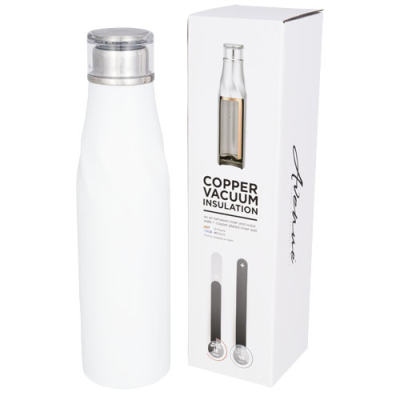 Picture of HUGO 650 ML SEAL-LID COPPER VACUUM THERMAL INSULATED BOTTLE in White Solid