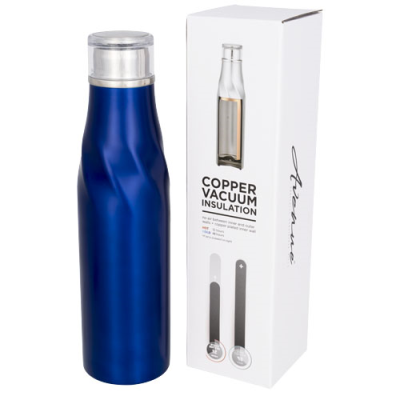 Picture of HUGO 650 ML SEAL-LID COPPER VACUUM THERMAL INSULATED BOTTLE in Blue.