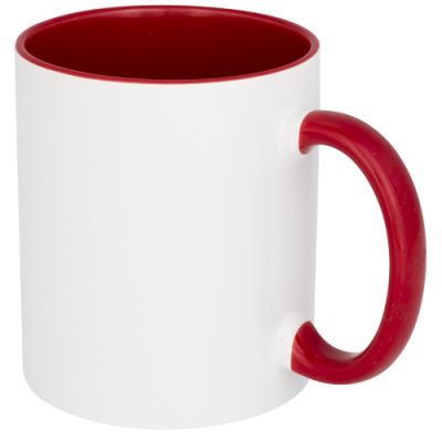 Picture of PIX 330 ML CERAMIC POTTERY SUBLIMATION COLOUR POP MUG in Red.