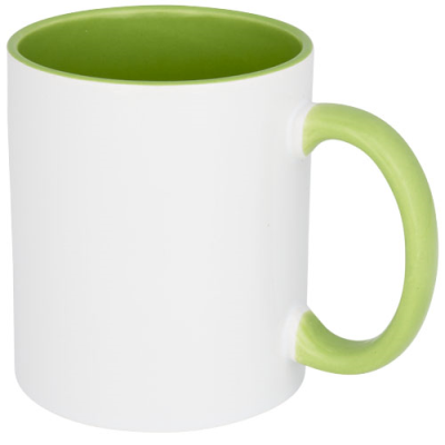 Picture of PIX 330 ML CERAMIC POTTERY SUBLIMATION COLOUR POP MUG in Lime