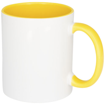 Picture of PIX 330 ML CERAMIC POTTERY SUBLIMATION COLOUR POP MUG in Yellow