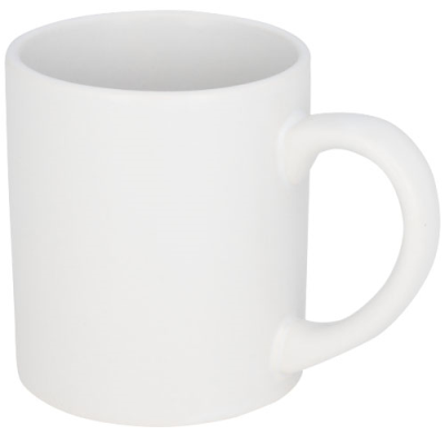 Picture of PIXI 210 ML MINI CERAMIC POTTERY SUBLIMATION MUG in White