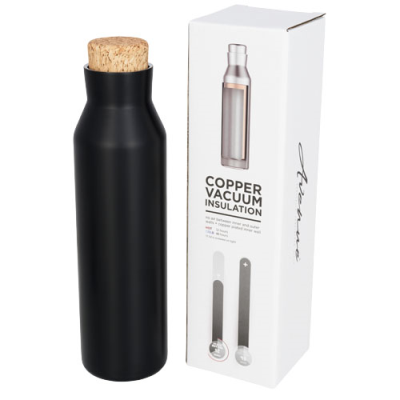 Picture of NORSE 590 ML COPPER VACUUM THERMAL INSULATED BOTTLE in Solid Black