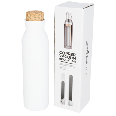 Picture of NORSE 590 ML COPPER VACUUM THERMAL INSULATED BOTTLE in White Solid