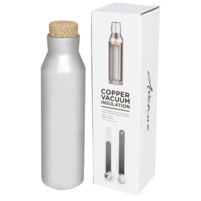 Picture of NORSE 590 ML COPPER VACUUM THERMAL INSULATED BOTTLE in Silver.