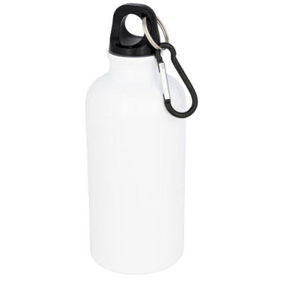 Picture of OREGON 400 ML SUBLIMATION WATER BOTTLE in White.