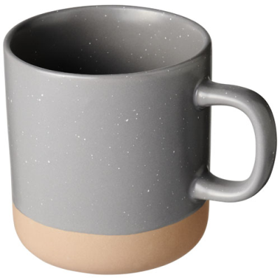 Picture of PASCAL 360 ML CERAMIC POTTERY MUG in Grey.