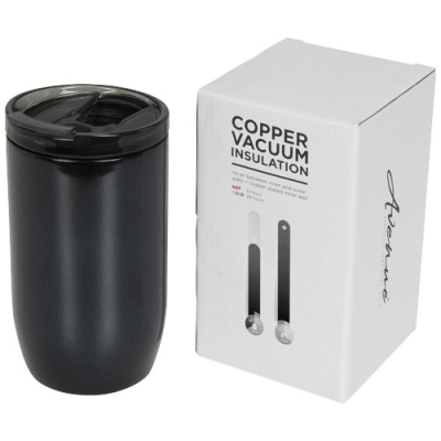 Picture of LAGOM 380 ML COPPER VACUUM THERMAL INSULATED TUMBLER in Shiny Black.