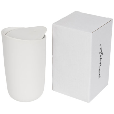 Picture of MYSA 410 ML DOUBLE-WALLED CERAMIC POTTERY TUMBLER