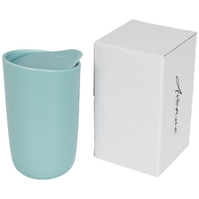 Picture of MYSA 410 ML DOUBLE-WALLED CERAMIC POTTERY TUMBLER