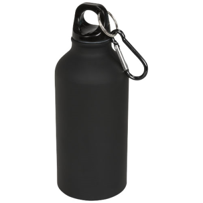 Picture of OREGON 400 ML MATTE WATER BOTTLE with Carabiner in Solid Black