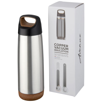 Picture of VALHALLA 600 ML COPPER VACUUM THERMAL INSULATED SPORTS BOTTLE in Silver