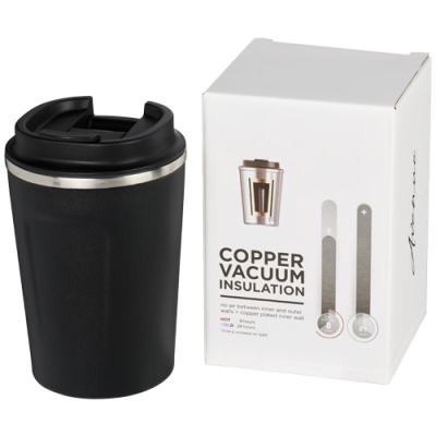 Picture of THOR 360 ML LEAK-PROOF COPPER VACUUM THERMAL INSULATED TUMBLER in Solid Black.