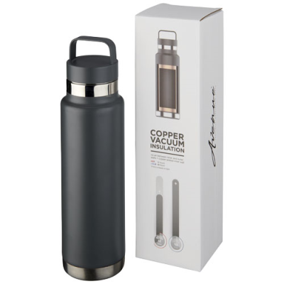 Picture of COLTON 600 ML COPPER VACUUM THERMAL INSULATED WATER BOTTLE in Grey.