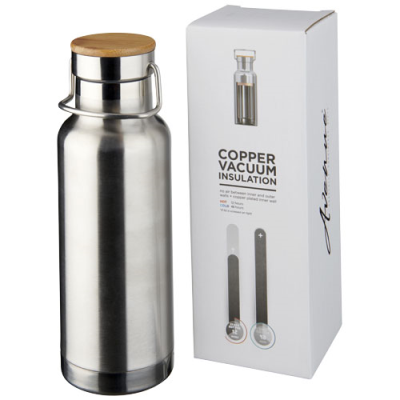 Picture of THOR 480 ML COPPER VACUUM THERMAL INSULATED WATER BOTTLE in Silver.