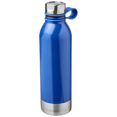 Picture of PERTH 740 ML STAINLESS STEEL METAL SPORTS BOTTLE in Blue