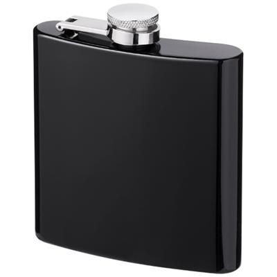 Picture of ELIXER 175 ML HIP FLASK in Black Solid