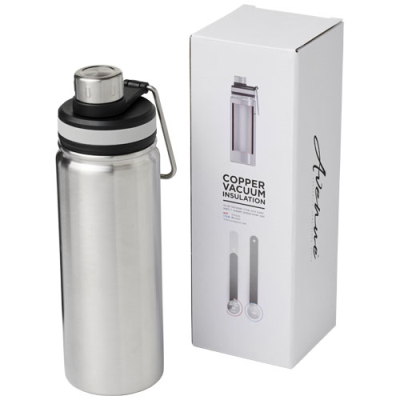 Picture of GESSI 590 ML COPPER VACUUM THERMAL INSULATED SPORTS BOTTLE in Silver