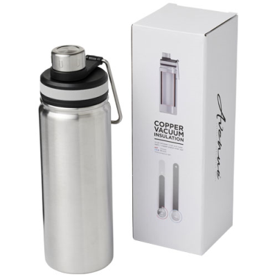 Picture of GESSI 590 ML COPPER VACUUM THERMAL INSULATED SPORTS BOTTLE in Silver.