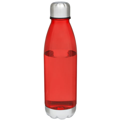 Picture of COVE 685 ML WATER BOTTLE in Clear Transparent Red.