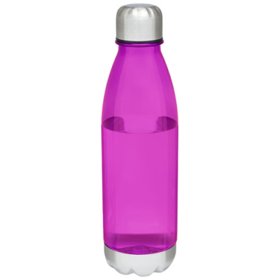 Picture of COVE 685 ML WATER BOTTLE in Clear Transparent Pink.