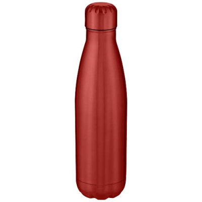 Picture of COVE 500 ML VACUUM THERMAL INSULATED STAINLESS STEEL METAL BOTTLE in Red.