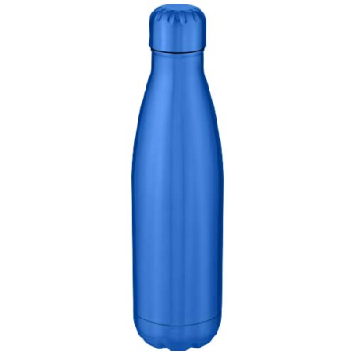 Picture of COVE 500 ML VACUUM THERMAL INSULATED STAINLESS STEEL METAL BOTTLE in Royal Blue.