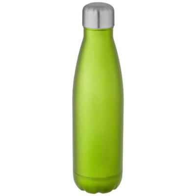 Picture of COVE 500 ML VACUUM THERMAL INSULATED STAINLESS STEEL METAL BOTTLE in Lime Green.