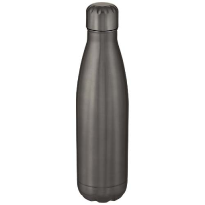 Picture of COVE 500 ML VACUUM THERMAL INSULATED STAINLESS STEEL METAL BOTTLE in Titanium