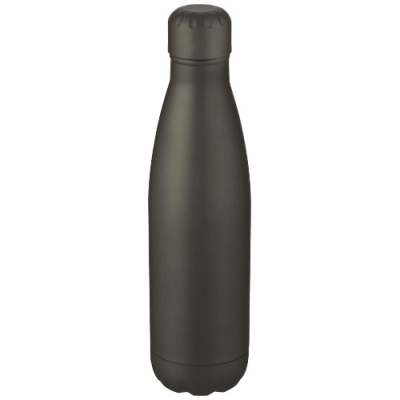 Picture of COVE 500 ML VACUUM THERMAL INSULATED STAINLESS STEEL METAL BOTTLE in Matted Grey.