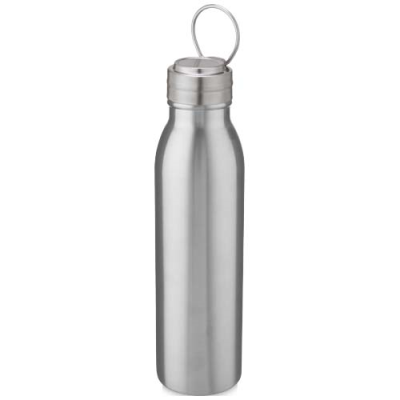 Picture of HARPER 700 ML STAINLESS STEEL METAL WATER BOTTLE with Metal Loop