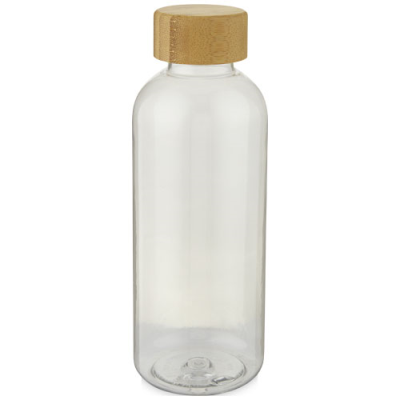 Picture of ZIGGS 650 ML RECYCLED PLASTIC WATER BOTTLE in Clear Transparent.