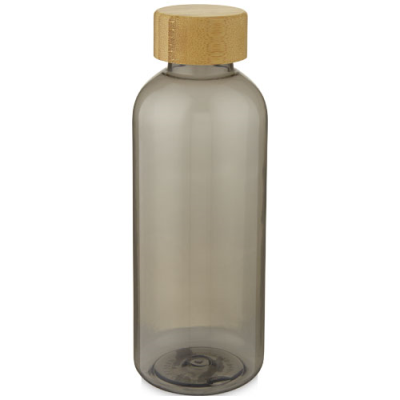 Picture of ZIGGS 650 ML RECYCLED PLASTIC WATER BOTTLE in Clear Transparent Charcoal