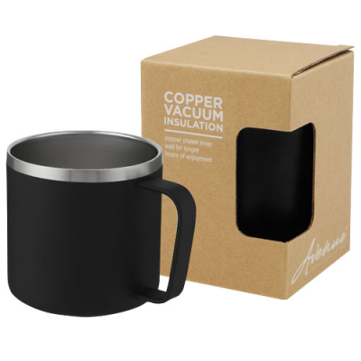 Picture of NORDRE 350 ML COPPER VACUUM THERMAL INSULATED MUG in Solid Black.